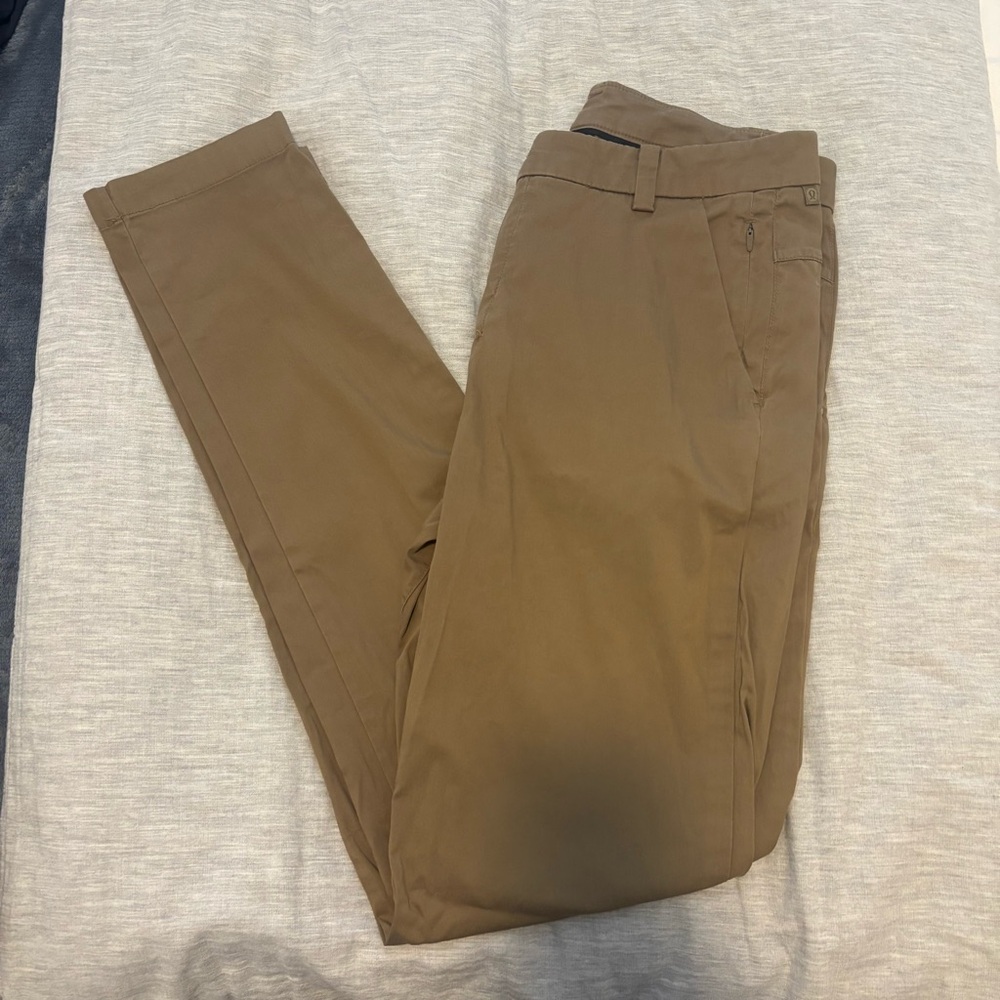 Lululemon Athletica Tan Chinos Slim Tapered